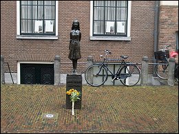 Anne Frank monumentje Amsterdam