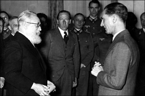 Albert Servaes ontmoet Joseph Goebbels