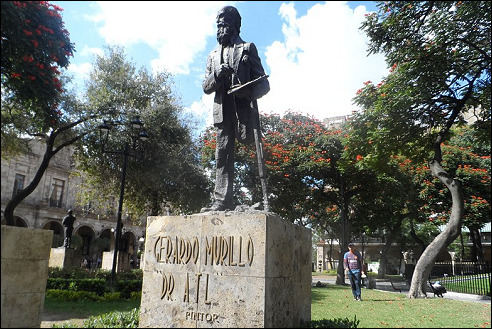 Beeld van Gerardo Murillo of Dr. Atl