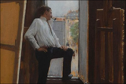 Jean Béraud in het atelier