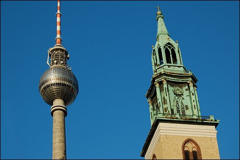 Televisietoren en Marienkirche