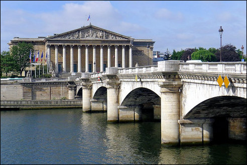Pont de la Concorde in Parijs