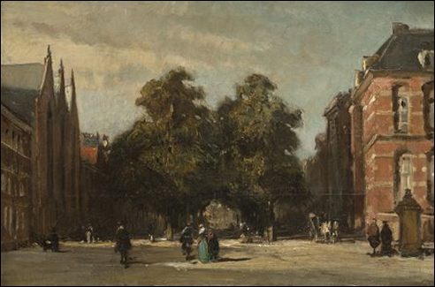 Schilderij uit tentoonstelling Duivenvoorde