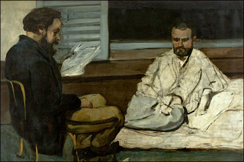 Paul Cézanne: Paul Alexis leest Zola voor