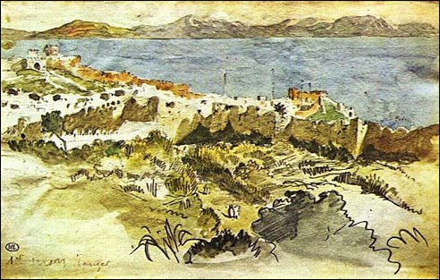 Eug&egrave;ne Delacroix: De bocht van Tanger