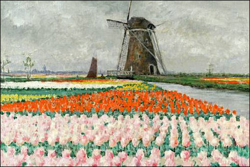 George Hitchcock in Holland