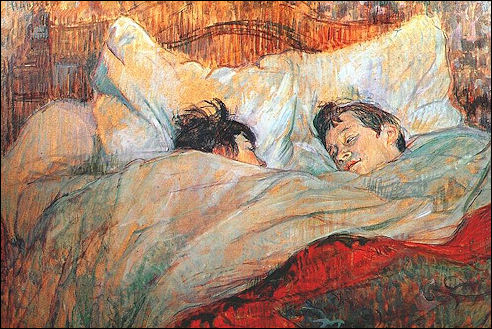 In bed voor Lautrec