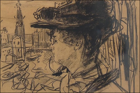 Thérèse Schwartze door Isaac Israëls