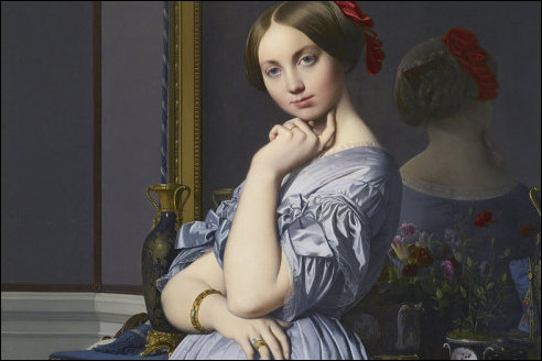 Louise de Broglie door Ingres