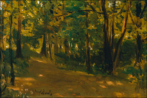 Jozef Israëls in het bos