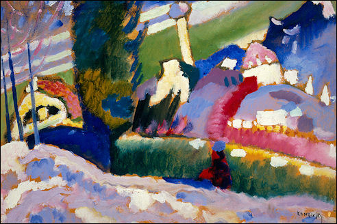 Winterlandschap van Kandinsky