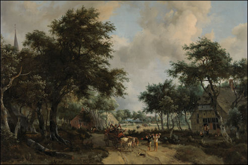 Boslandschap Meindert Hobbema