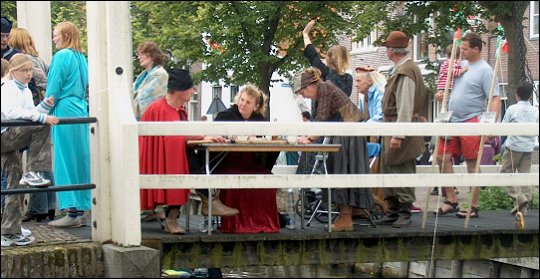Jury op de brug