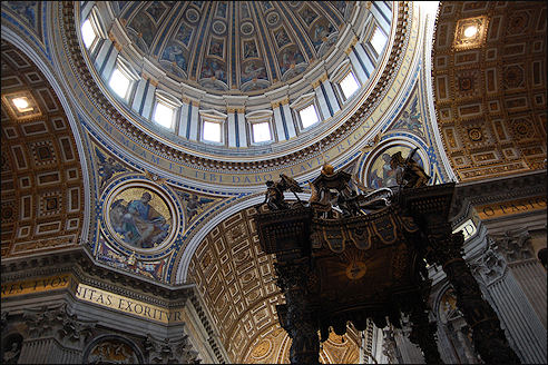 Koepel Sint-Pieterskerk in Rome