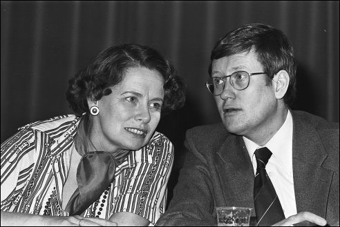 Haya van Someren met Hans Wiegel