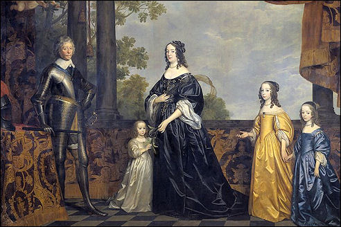 Frederik Hendrik met familie