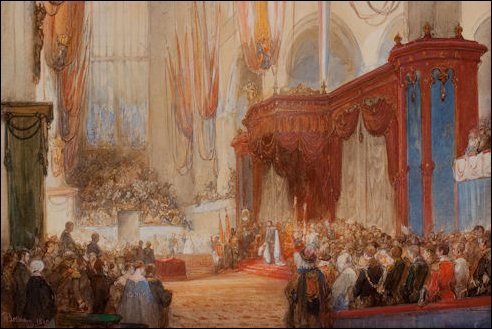 Inhuldiging koning Willem III