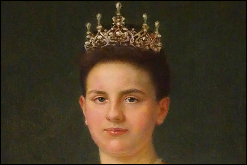 Koningin Wilhelmina in 1898
