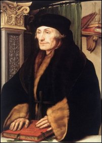 Erasmus door Holbein