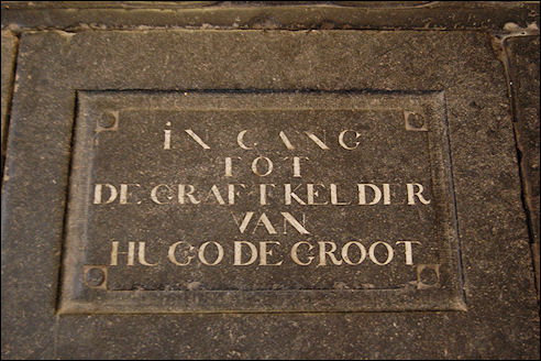 Grafkelder in Nieuwe Kerk in Delft