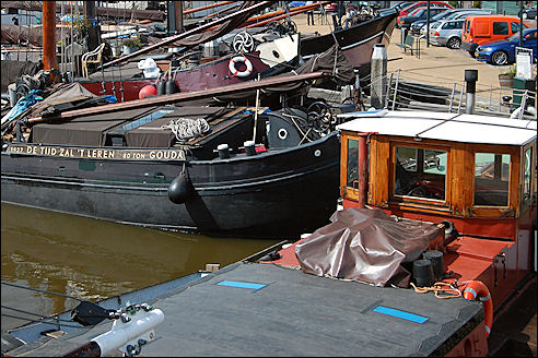 Historische schepen in Turfsingel
