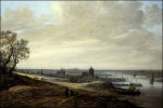 Jan van Goyen: Gezicht op de stad Arnhem in 1646