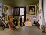 Het atelier van Frédéric Bazille