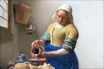 Het melkmeisje van Johannes Vermeer