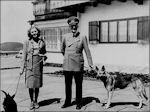 Hitler en Braun op de Berghof